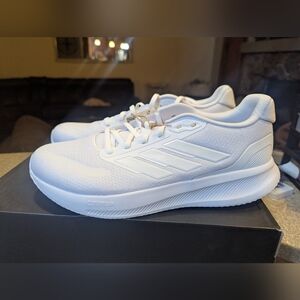 Adidas Runfalcon White Lightweight  Running Sneakers NIB